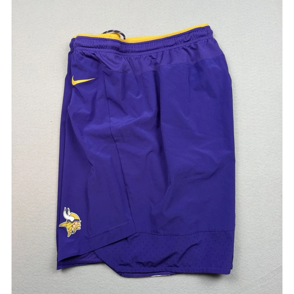 Minnesota Vikings Shorts Mens 3X Purple NFL Football Nike Dri Fit On Field Sport